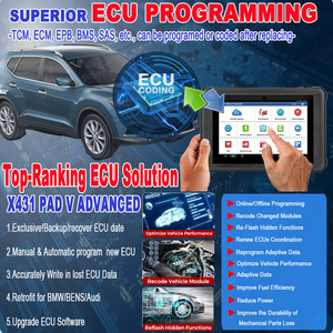 2024 lancio professionale X431 Pad V Android 7.1 car ECU chiave programmatore batteria tester automotive obd2 scanner strumento diagnostico - Product Image 4