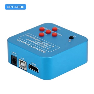 กล้องสองตาขาสามตา CCD สำหรับกล้องจุลทรรศน์กล้องจุลทรรศน์ A59.4231 OPTO-EDU C-Mount 60fps CCD Medical trinocular 4K 38M - Product Image 2