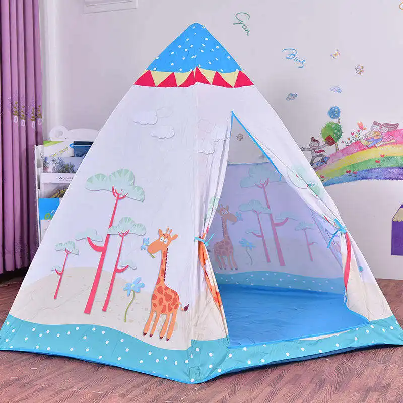Prezzo di fabbrica carino tenda giocattolo per bambini gioco all'aperto per bambini tenda Teepee tenda