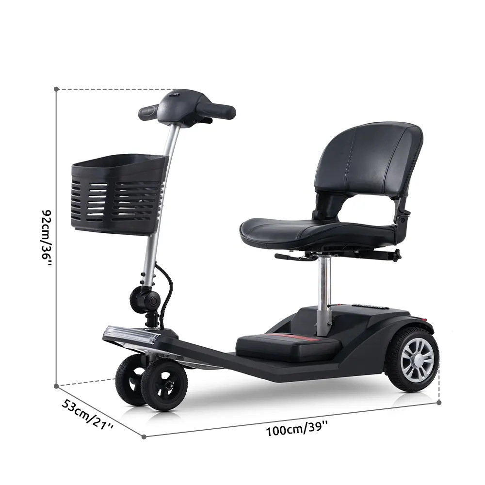 2024, новый дизайн, съемный складной скутер 24 В, 8 дюймов, 3-колесный Электрический скутер для пожилых людей