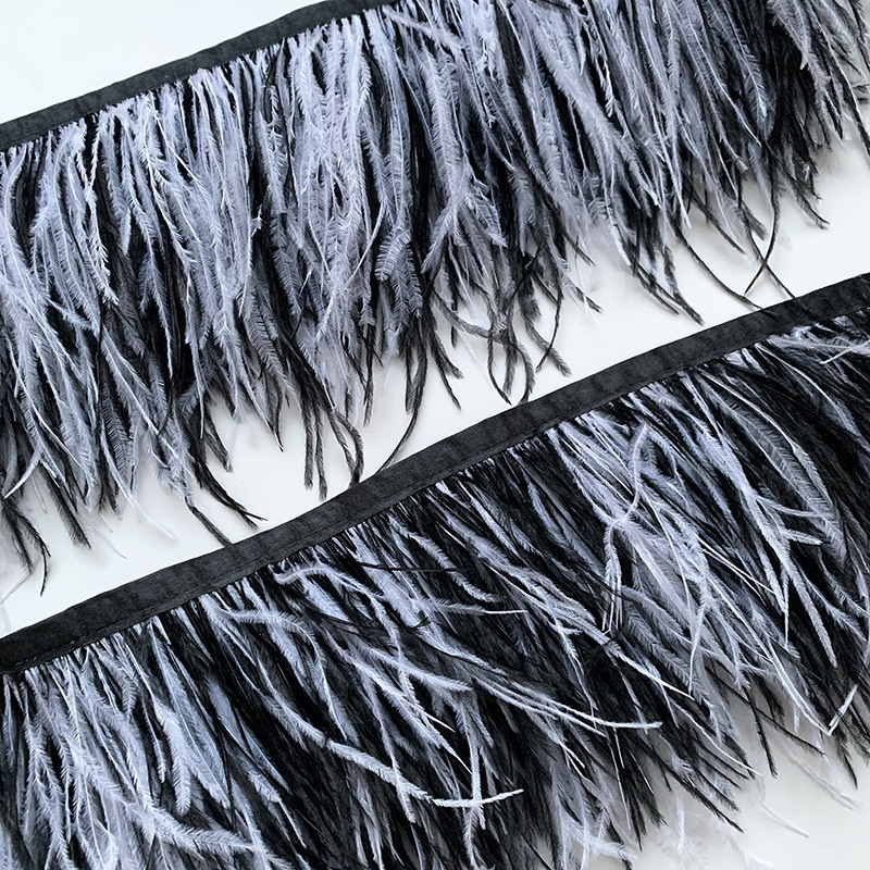 Negro + blanco efecto 8 capas 10-15cm