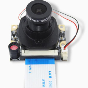 #71075 75C/3,6mm Módulo de cámara Raspberry Pi de conmutación automática Kit de sensor de corte IR de 5MP con luz infrarroja de visión diurna/nocturna