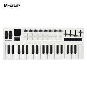 M-VAVE 37 чувствительных к скорости клавиш MIDI контроллер клавиатуры беспроводной встроенный DX-7 FM синтезатор двигателя секвенсор и арпеджиатор
