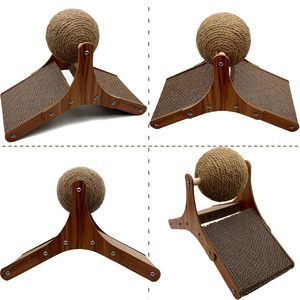 Juguete para rascar conejos Sisal Rabbit Scratching Scratch Cardboard Pad Pet Juguete interactivo para uso en interiores - Product Image 5