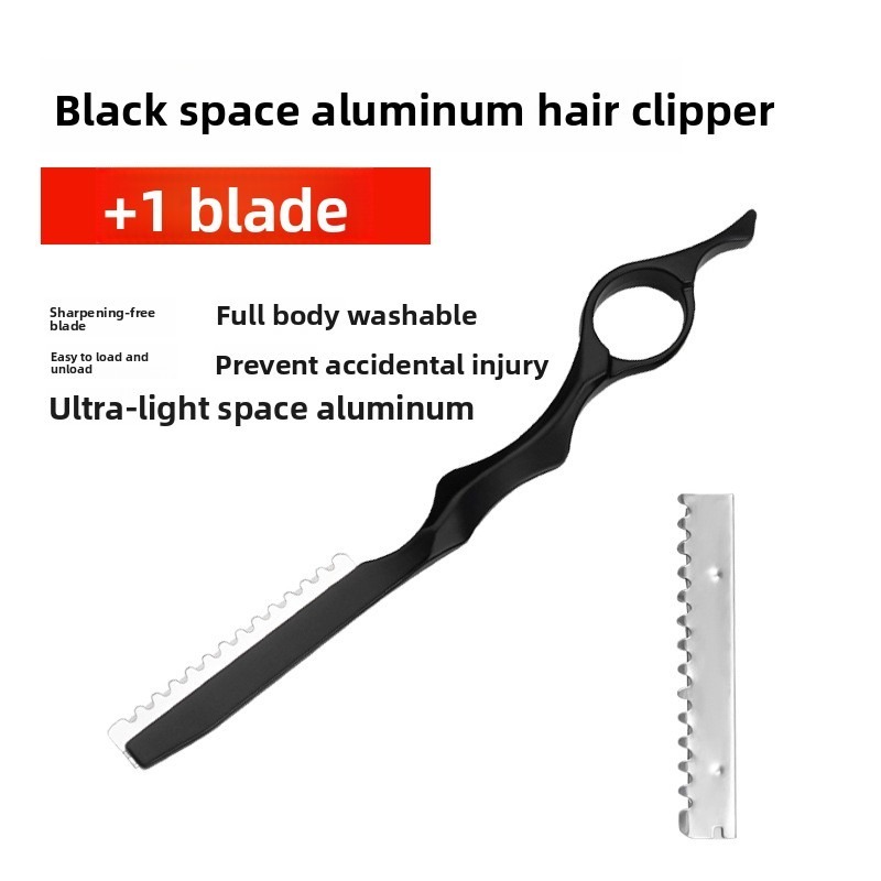 Black - hair sharpener + 1 blade