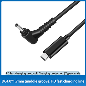 PD Emark TYPE-C USB C DC 4017 orta hendek hızlı şarj hattı USB C güç DC kablosu 65W laptop güç kaynağı kablo - Product Image 2