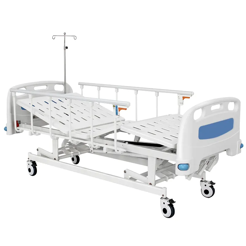 HM313 מיטת הנקה ידנית משולשת מיטה רפואית למרפאות ובתי חולים עיצוב ארכובה