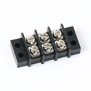 600V/30A 14.0mm đôi hàng thanh xe buýt rào cản khối thiết bị đầu cuối vít Loại kết nối sức mạnh công nghiệp sản phẩm - Product Image 2