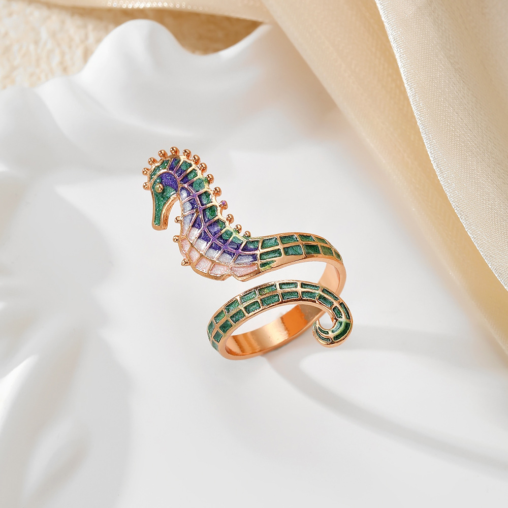 Verde y morado