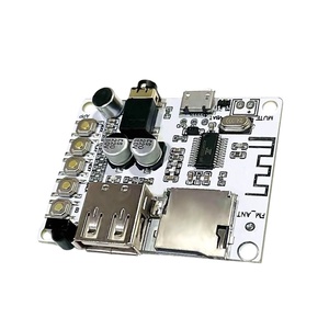 Módulo de placa receptora de audio inalámbrico Bluetooth, decodificación y reproducción, con tarjeta USB TF, salida frontal