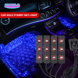 Ambient Lamp Intelligent Voice Control Adjustable Sensitivity Car <strong>LED</strong> Starry Foot <strong>Light</strong> for Car Adaptations - Product Image 1