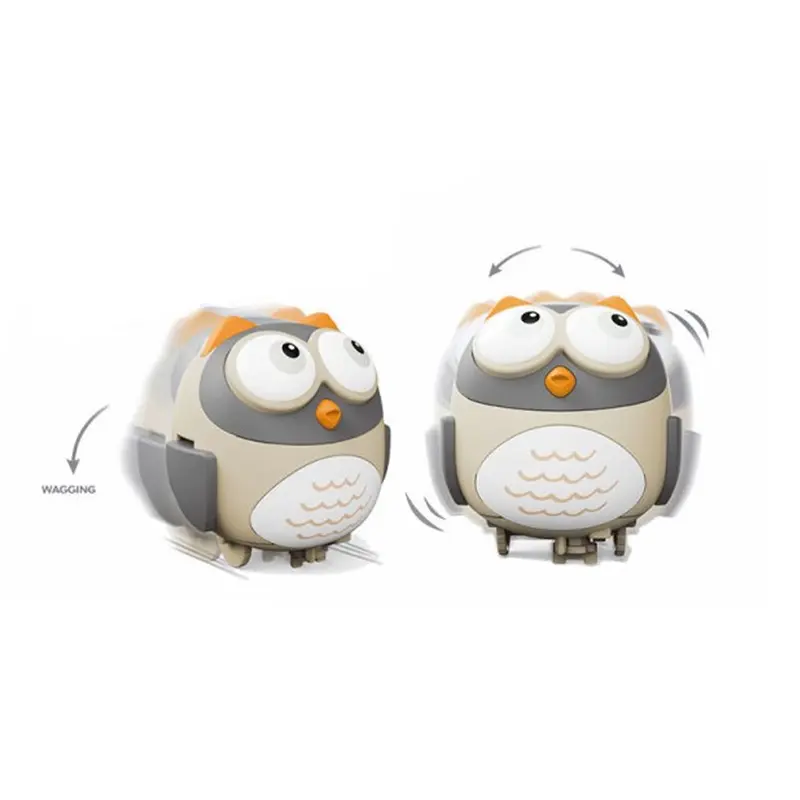 2022 A Hot Sells Educational Bo Cute Cartoon Swing Walking Owl peluche Insecte altro giocattolo animale