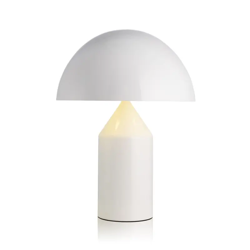 Lampada da tavolo a fungo tattile con illuminazione a lettura a Led portatile in metallo ricaricabile senza fili moderna per l'ufficio dell'hotel del ristorante