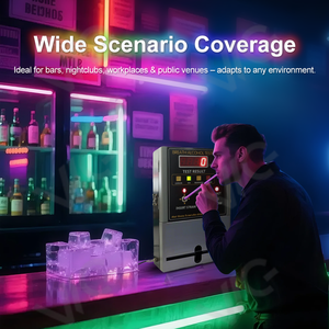 Trong kho kỹ thuật số Đồng Tiền hoạt động breathalyzer phân tích khí cho rượu phát hiện OEM và ODM cho thanh nơi công cộng - Product Image 5