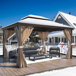 Çin'de toptancı özelleştirilmiş <span class=keywords><strong>Gazebo</strong></span> sert üst Metal çatı 10 tarafından 12 /12 <span class=keywords><strong>16</strong></span> <span class=keywords><strong>Gazebo</strong></span> açık alüminyum lüks sürgülü kapı ile