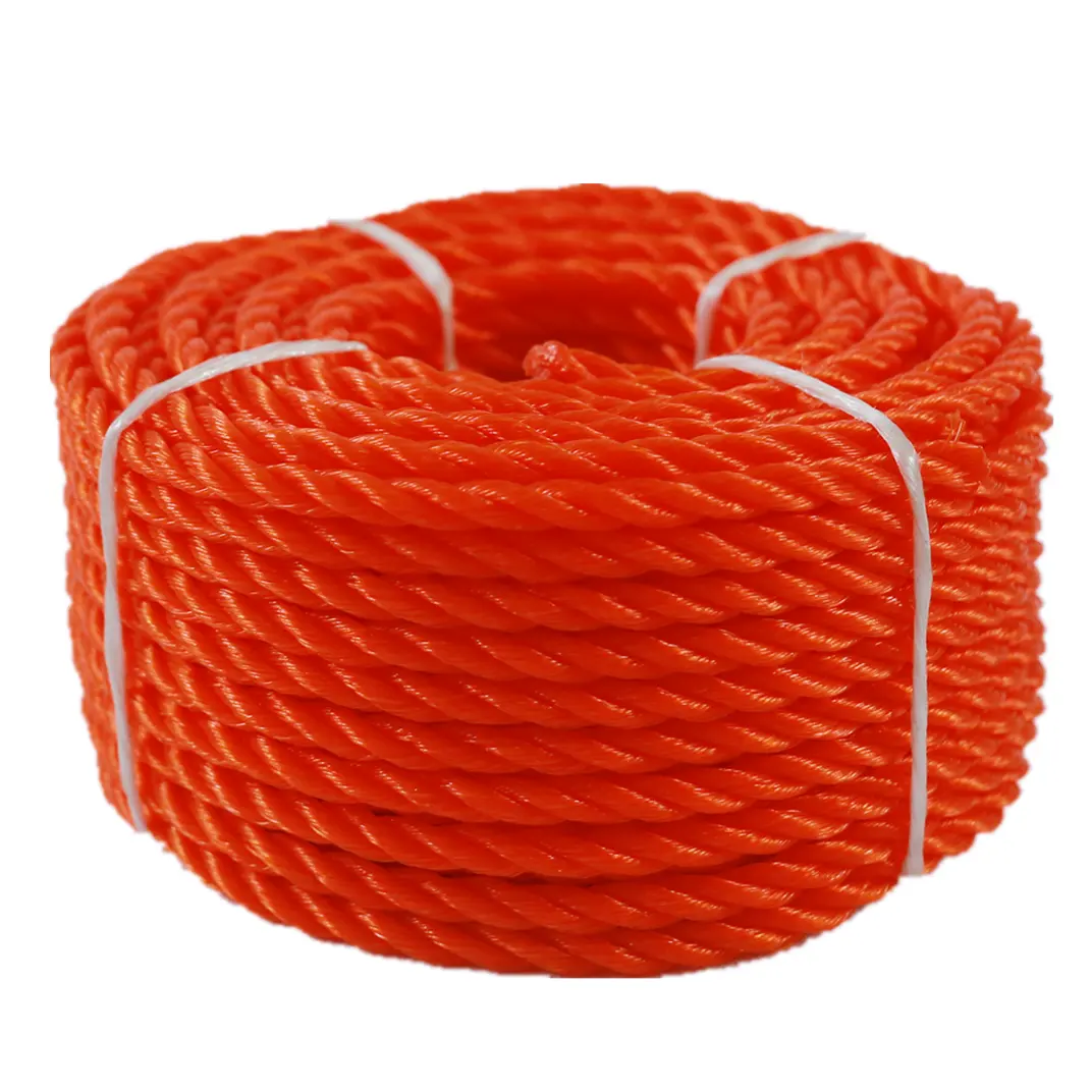 Cheap Price High Quality 3 Or 4 Strands Agriculture Greenhouse Baling Thread Plastic Rope Twisted/Braided Polyethylene PE Rope