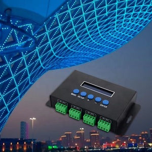 Controlador de píxeles LED DMX512/SPI de 4 canales, para proyectos de iluminación RGB WS2812B SK6812, 1, 2, 1, 2, 2