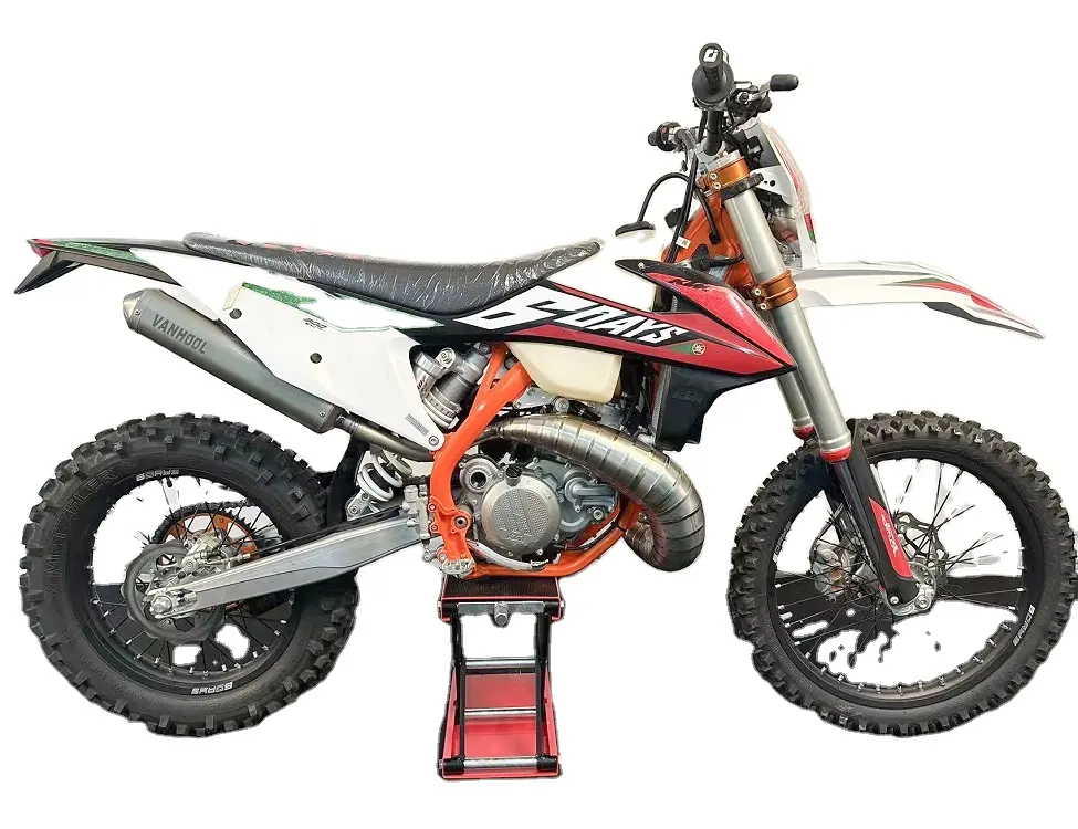 KTM 300 EXC TPI 2023 KTM 250 EXC TPI 2023 के लिए 2 स्ट्रोक दो स्ट्रोक मोटरसाइकिल टाइटेनियम निकास पाइप प्रणाली