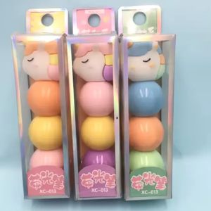 Assorted Pastel Colors <strong>Chisel</strong> <strong>Tip</strong> Marker Pen <strong>Highlighter</strong> for Student - Product Image 5