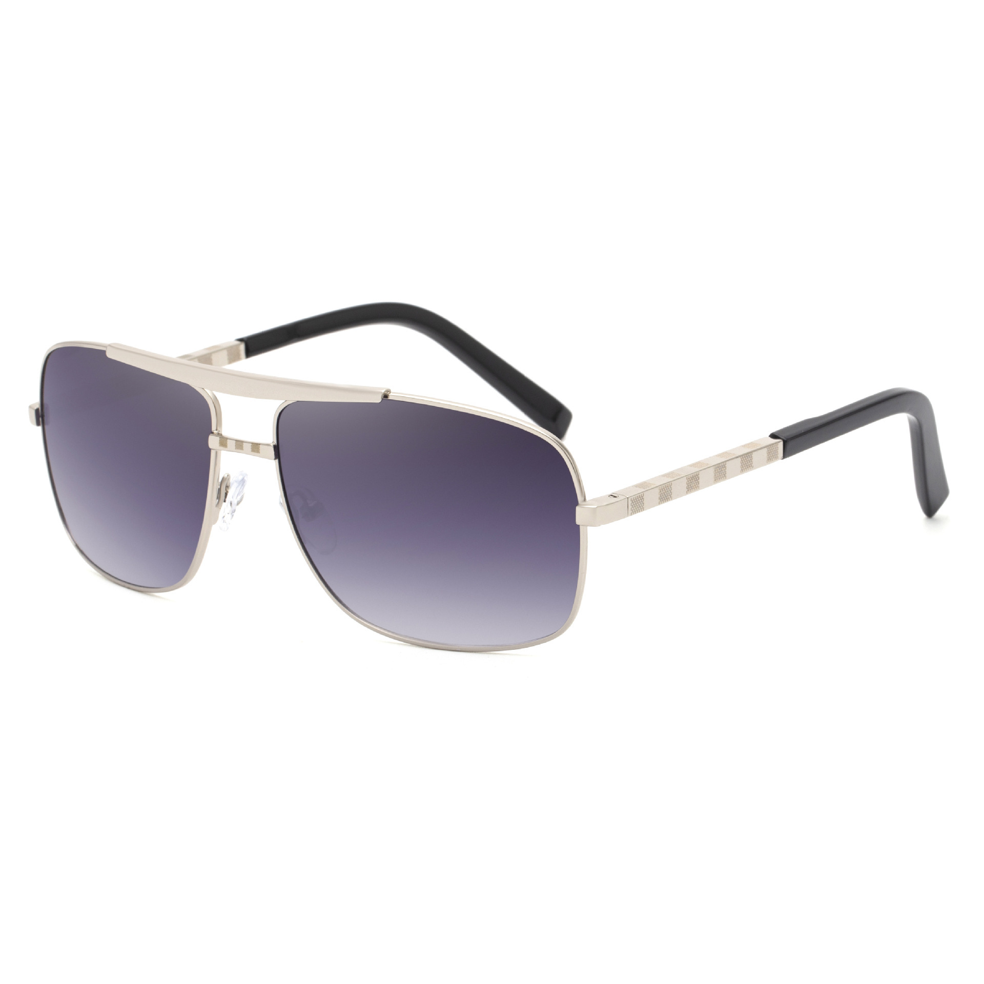 C3.Slv Blk Frame Grad Purple Lens