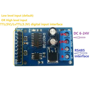 Modulo di ingresso digitale a 8 canali RS485 Modbus RTU scheda di acquisizione Switch R4DIF08 - Product Image 3