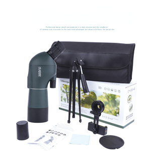Fotoğraf ve kuş gözlemciliği için cep telefonuna bağlı yüksek çözünürlüklü görüntüleme için 15-45x zoom ile tek tüp teleskop - Product Image 5