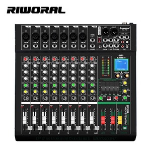 RS8-<strong>PRO</strong> Professional DJ <strong>Mixer</strong> 8-Channel USB MP3 Player with 16 DSP Digital Audio Interface for Audio Sound Equipment