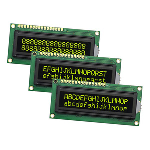 Hervorragende <span class=keywords><strong>LCD</strong></span>-Zeichen anzeige JXD1602A VA Gelb Negativ LCM-Modul anzeige in Industrie qualität 16 X2 Dotmatrix-Bildschirm