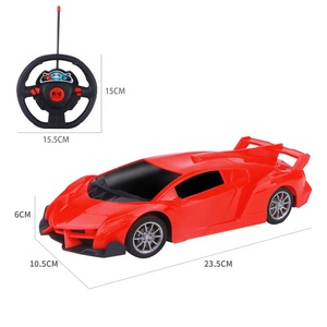Elektronik direksiyon uzaktan kumanda oyuncaklar 4 kanal 1/18 yarış araba ölçekli model rc - Product Image 5