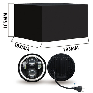 האלי רנגלר 5.75LED פנסים, אופנוע פנסים שונה, מלאך עין עם בשעות היום אורות סיטונאי