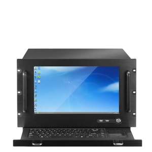 6U Industrial Control Server Rack mount 15/15.6/17.3/19 Zoll All-in-One-Industrie computer mit LCD-Display-Tastatur auf Lager - Product Image 5