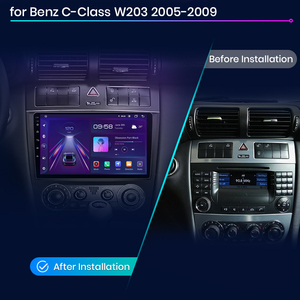 Junsun Android Auto Car radyo navigasyon Mercedes Benz C Class W203 için 2005-2009 C200 C200 C240 Mercedes CLK CLK Multimedia multimedya - Product Image 3