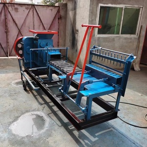 Adobe tuğla üretim hattı kesici için manuel ekolojik ekstruder çekirdek motor bileşeni ile çamur kil tuğla yapma makinesi - Product Image 4