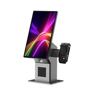 新しいKIOSK 21.5インチLCDディスプレイタッチスクリーンスキャンと印刷オールインワンPOSセルフサービスターミナルWiFi USB NFC - Product Image 1