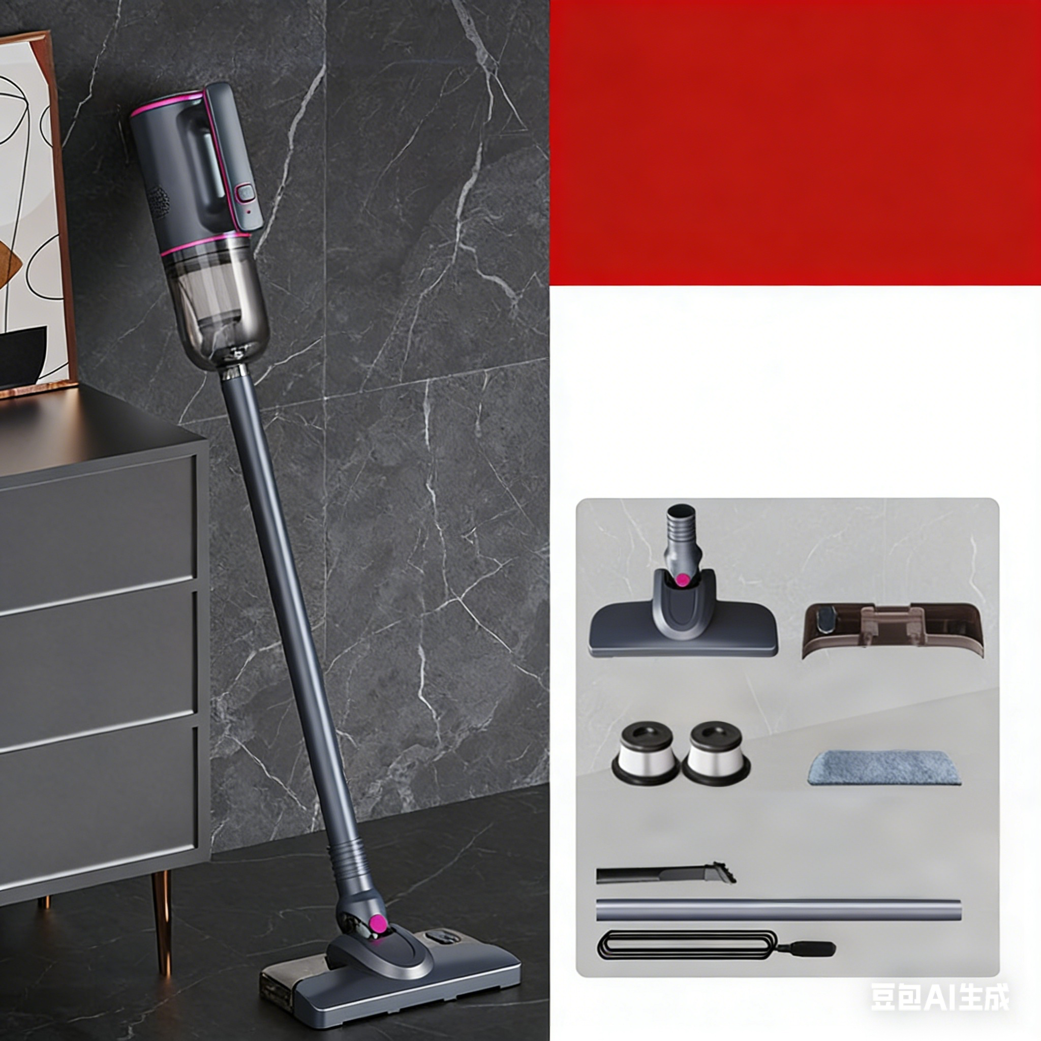 Deep Blue - MH-03 - Aspirateur et serpillière 2-en-1
