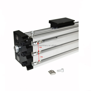 NHK90 SFU1605 100mm Longitud de viaje Husillo de bolas Rieles de guía lineales deslizantes CNC Sistema de actuador lineal manual Mesa de módulo - Product Image 4