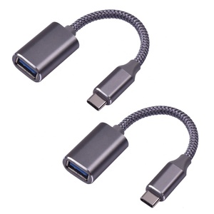 Aluminum Alloy 2A 4.5mm Usb C Male to Usb 3.0 a Female Adapter Cable for Hard Disk/<strong>Keyboard</strong> - Product Image 1