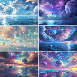 Cooleve 5D sáng tạo tùy chỉnh khảm phong cảnh Châu Âu tự làm Bộ dụng cụ sơn kim cương cho trẻ em người lớn handpainted japandi phòng ngủ trang trí nội thất - Product Image 6