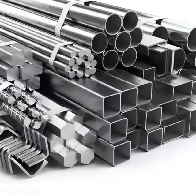 Acessórios de tubos de aço inoxidável redondos/retangulares/quadrados aisi ss 201 304 316/l