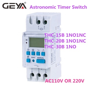 GEYA THC-15B 20B 30B Timer Interruttore Din Astronomico Timer 110V 220V AC Automatico Digitale Interruttore di Controllo del Tempo - Product Image 2
