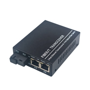 Mini 3port Media Converter 1 fiber SC 2-port <strong>LAN</strong> <strong>10</strong>/<strong>100M</strong> ethernet network switch - Product Image 1