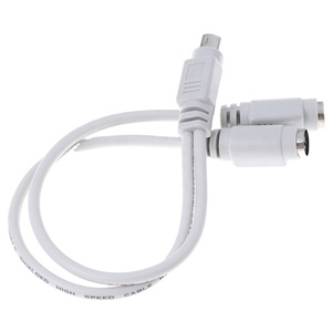 主板PS2 PS/2分配器适配器电缆6Pin Mini Din公头至2母头，用于鼠标键盘读卡器激光扫描仪 - Product Image 4