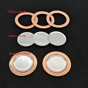 WD Custom Brass Two-<strong>Tone</strong> Blank <strong>Coin</strong> Personalized 40mm Commemorative <strong>Coins</strong> for Printing and Custom Engraving - Product Image 5