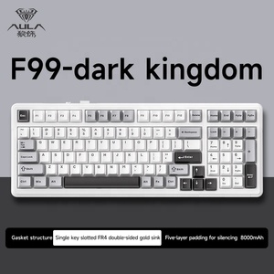 <strong>Customized</strong> Mechanical <strong>Keyboard</strong> Full <strong>Key</strong> Hot Plug Three Mode Game <strong>Keyboard</strong> Gateway Structure AULA Tarantula F99 - Product Image 3