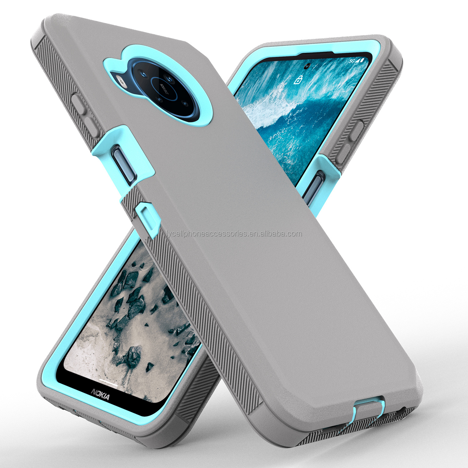 Gray+teal