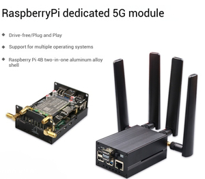 Raspberberry 4b עם ייעודי מודול 5g מלא רשת מרחוק נייד sh פגז נתב guanghetong rm500u כונן משלוח חינם