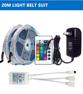 Заводская распродажа Dc12V RGB комплект светодиодных лент с 24 клавишами пульт дистанционного управления домашний Декор светодиодный контроллер 30 светодиодов 10 м Rgb Светодиодные полосы света - Product Image 2