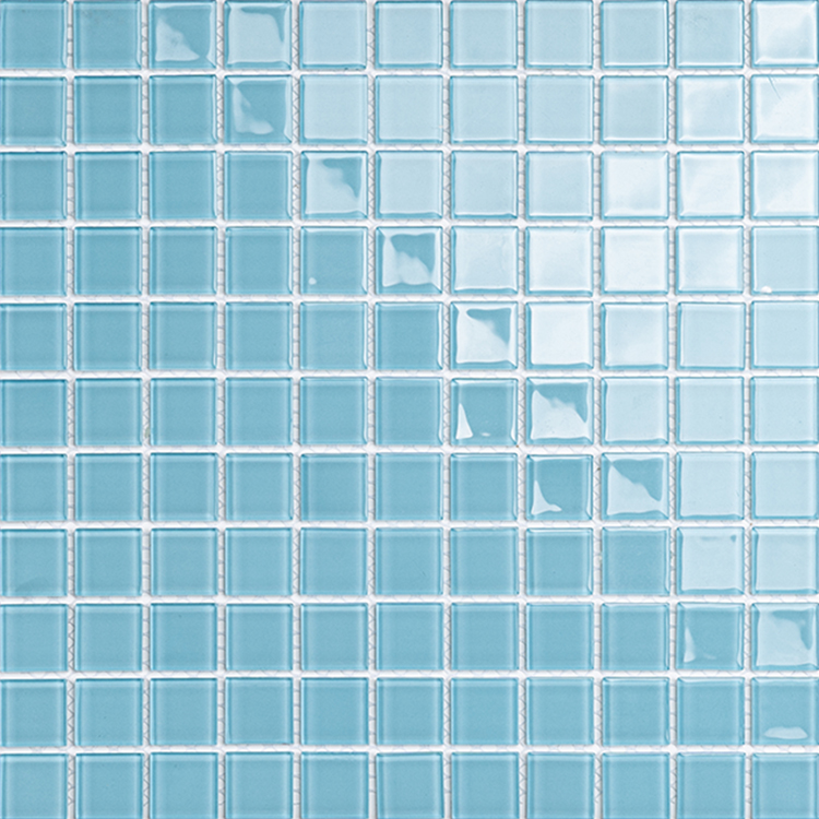 2526 light blue glass mosaic