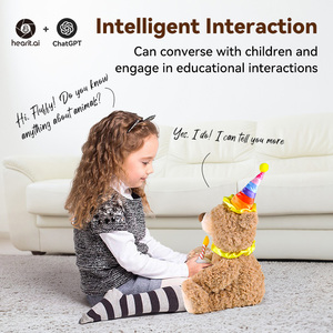 Portable <strong>Plush</strong> AI Toy with ChatGPT Voice Assistant, WiFi, and Type-<strong>C</strong> Charging for Travel and Educational Use - Product Image 2
