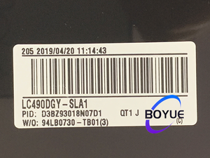 LC490DGY-SLA1 TFT液晶ディスプレイ3840x2160 UHDオープンセルテレビ画面表示LG用サムスン用 - Product Image 2
